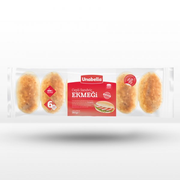 Tam Buğday Unlu Cepli Sandviç Ekmeği Unabella